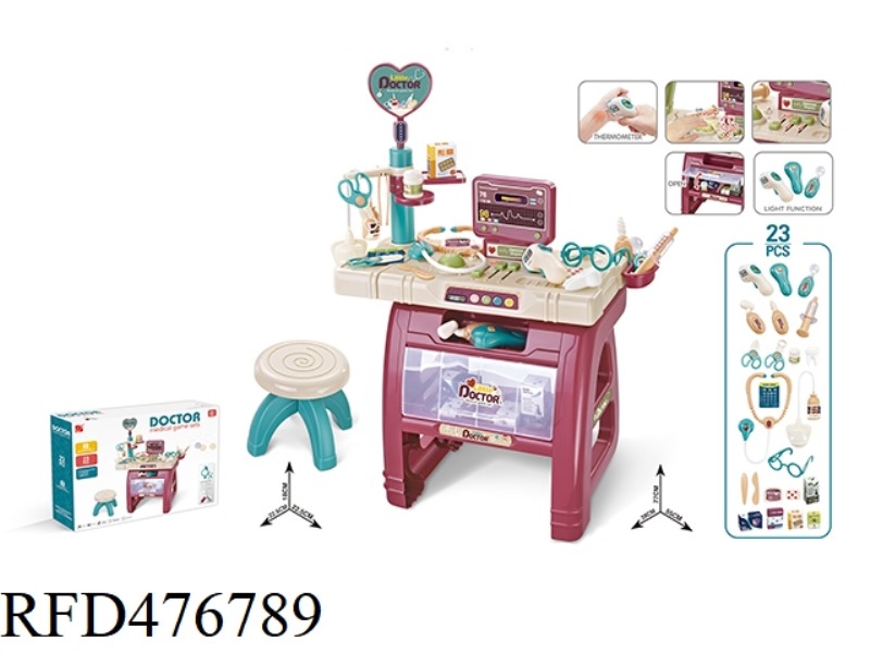 MEDICAL EQUIPMENT SMALL CLINIC COMBINATION SET (WITH LIGHT AND SOUND)