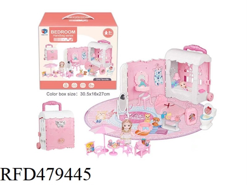 PRINCESS BEDROOM SUITCASE