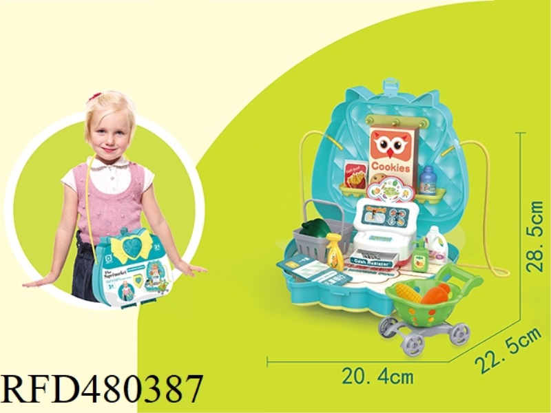 ONE SHOULDER MESSENGER SUPERMARKET BAG