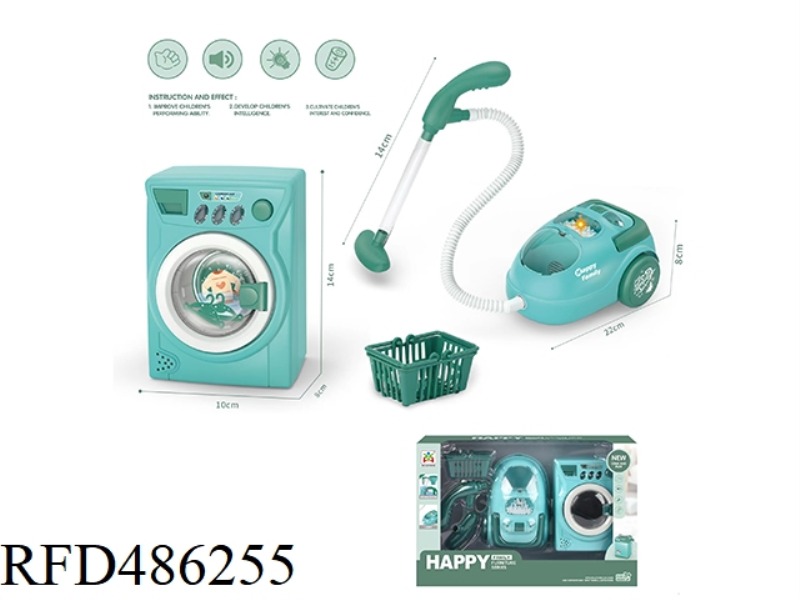 ELECTRIC WASHING MACHINE, VACUUM CLEANER SET