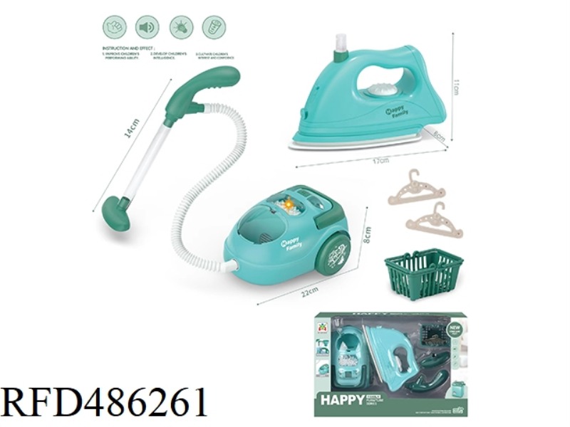 COMBINATION OF ELECTRIC VACUUM CLEANER AND IRON