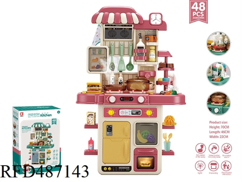 SPRAY LARGE KITCHEN 48 PIECE SET