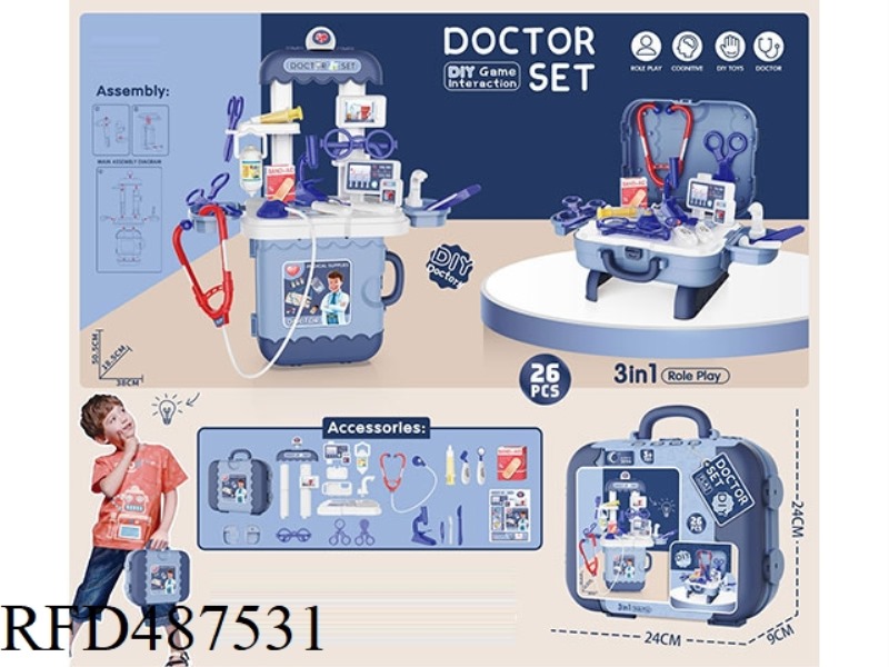 DOCTORS PLAY WITH TOY SETS