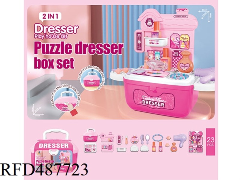 TWO AND ONE HAND BASKET DRESSING TABLE