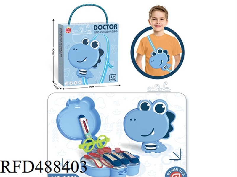 MEDICAL THEME OF DINOSAUR MESSENGER BAG