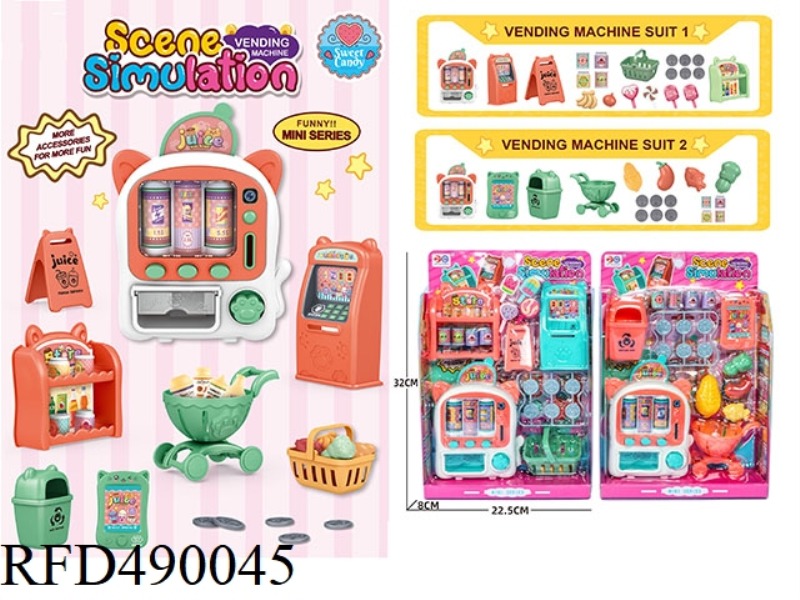 VENDING MACHINE SET (MANUAL FUNCTION) TWO MIXED