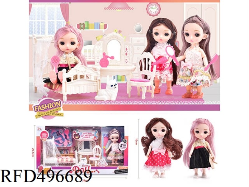 HONEY BEDROOM (DOLL COSTUME SET) 3 MIXED COSTUMES
