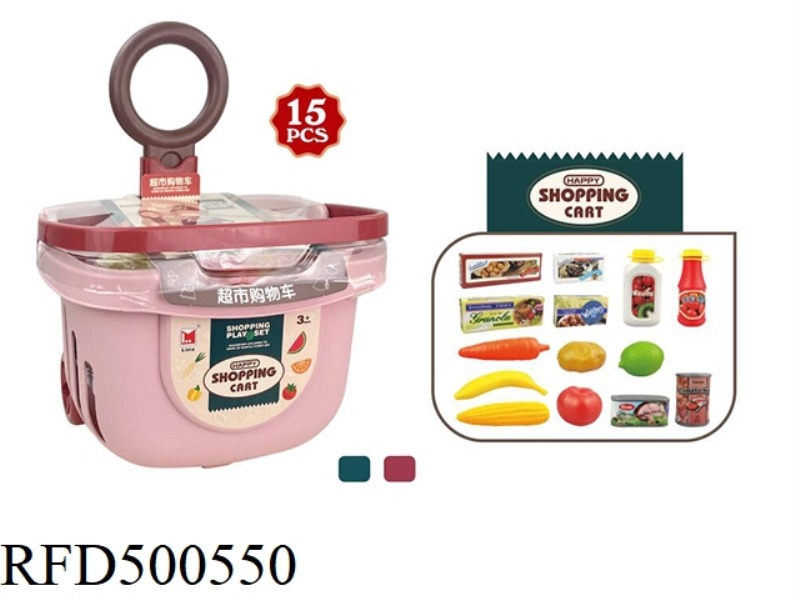 FUN SHOPPING BASKET 15PCS