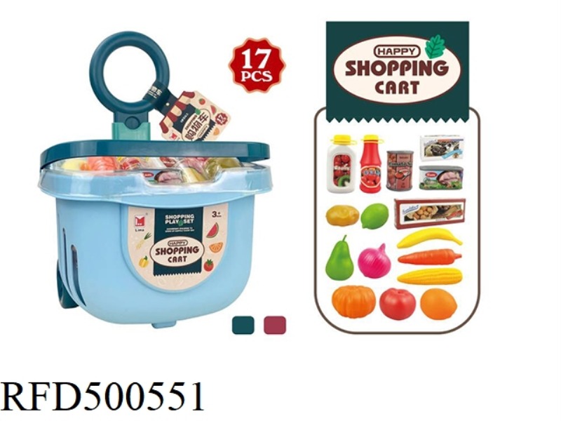 FUN SHOPPING BASKET 17PCS