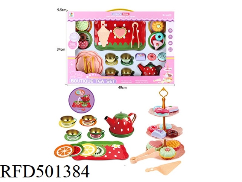 TINPLATE FRUIT TEA SET