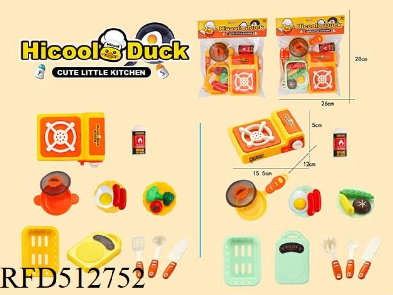 HI COOL DUCK KITCHEN SET 16PCS