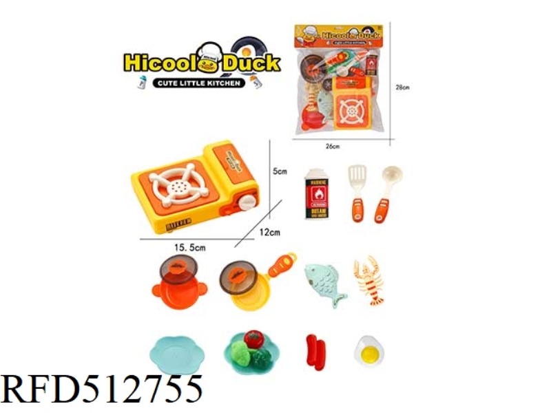 HI COOL DUCK KITCHEN SET 17PCS