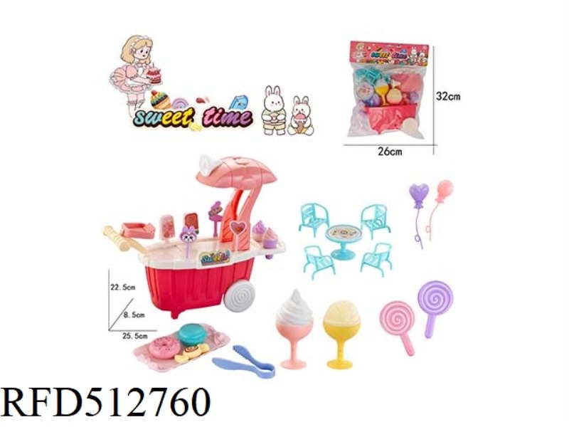 ICE CREAM TRUCK DESSERT SET 33PCS