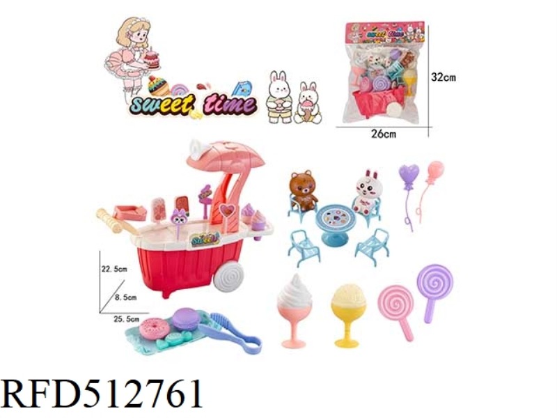 ICE CREAM TRUCK DESSERT SET 35PCS
