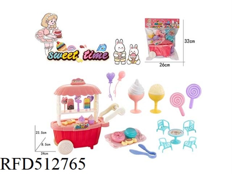 ICE CREAM TRUCK DESSERT SET 36PCS