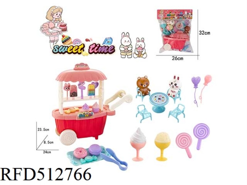 ICE CREAM TRUCK DESSERT SET 38PCS