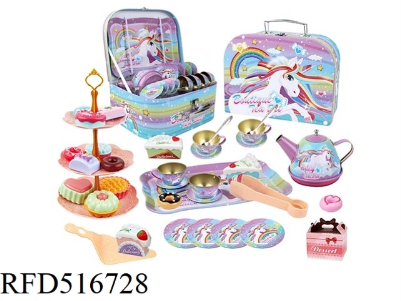 PLAY HOUSE UNICORN DESSERT TOWER TEA SET