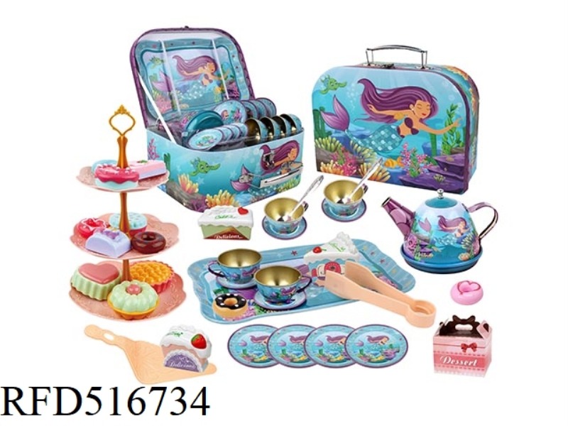 PLAY HOUSE MERMAID DESSERT TOWER TEA SET