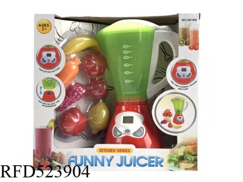 ELECTRIC LIQUID CRYSTAL JUICE MACHINE PLUS ACCESSORIES