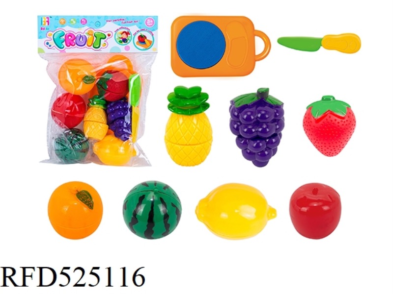 7 PIECES OF CUT FRUIT