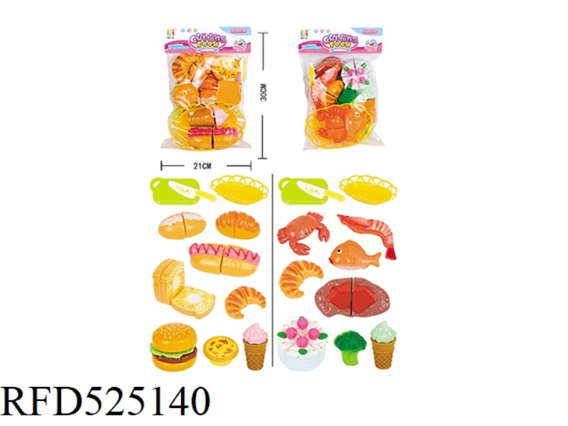 CAKE BREAD SEAFOOD CUT CUT