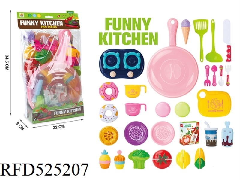 PAN KITCHENWARE WITH DESSERT SET