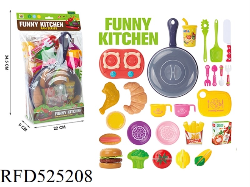PAN KITCHENWARE WITH FAST FOOD SET