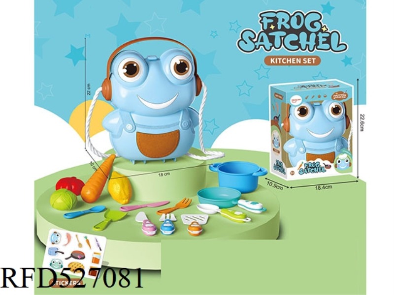 CARTOON FROG KITCHEN SET