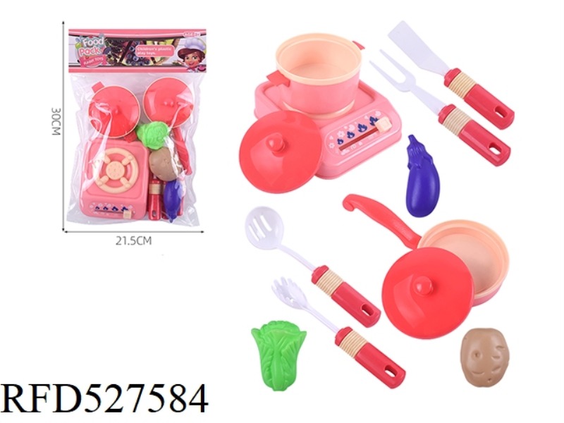 SIMULATION TABLEWARE AND VEGETABLES