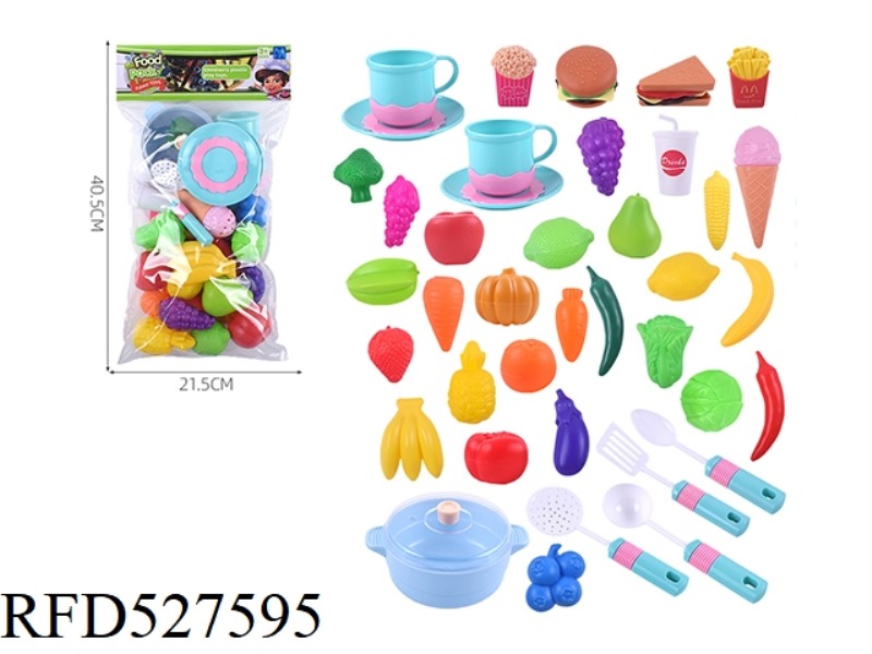 FRUIT AND VEGETABLE SIMULATION DINNERWARE SET