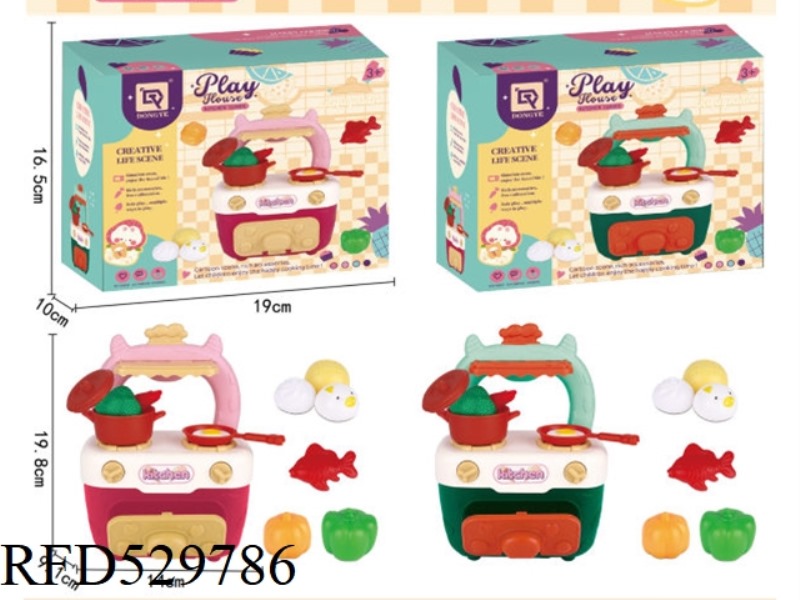 PLAY WITH KITCHEN STOVE TOYS