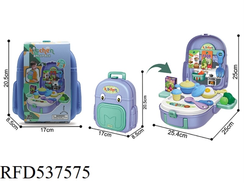 CHILDREN'S TABLEWARE SCHOOLBAG