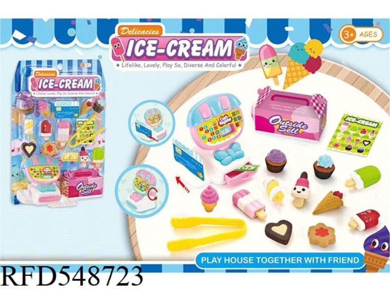 CASH REGISTER ICE CREAM SET