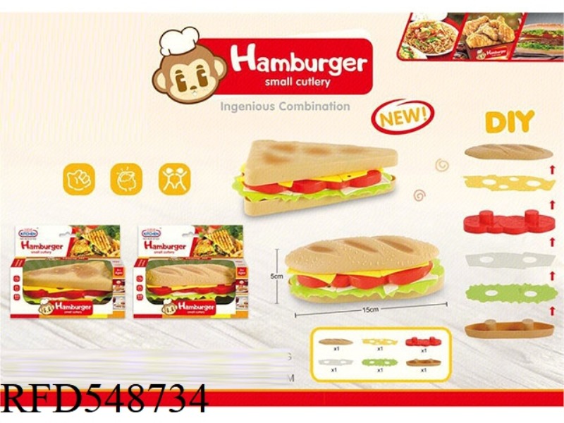 TWO TYPES OF BURGER MIXED