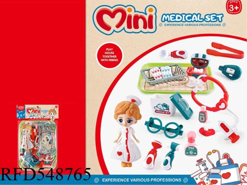 MEDICAL KIT WITH ACTION FIGURE