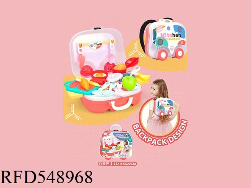 KITCHEN TABLEWARE BACKPACK + DINING TABLE