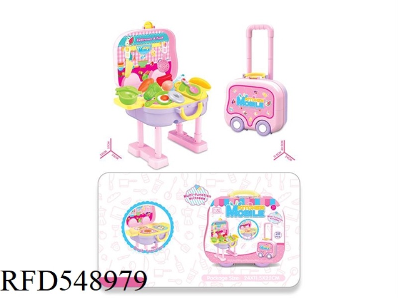 TABLEWARE LEVER CASE / SUITCASE / DINING TABLE