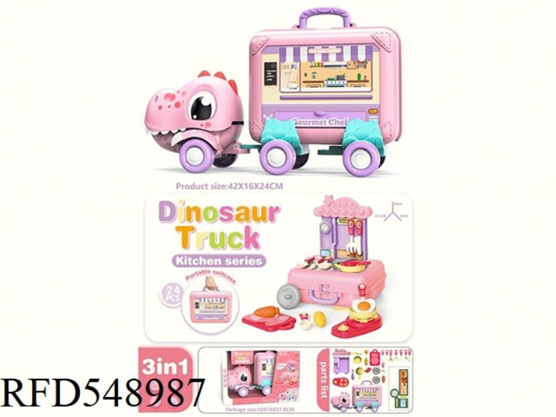 DINOSAUR INERTIA TRUCK PASSING THROUGH KITCHEN SERIES