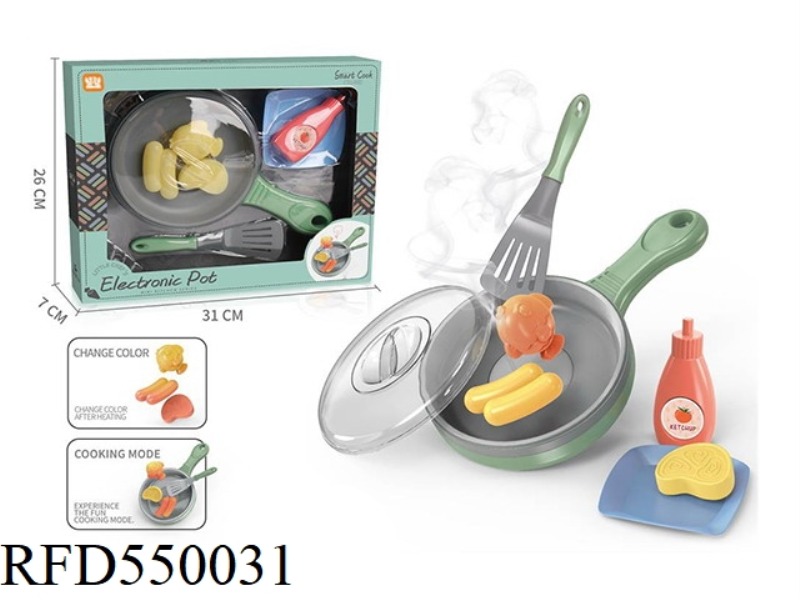 DISCOLORED FRYING PAN SET