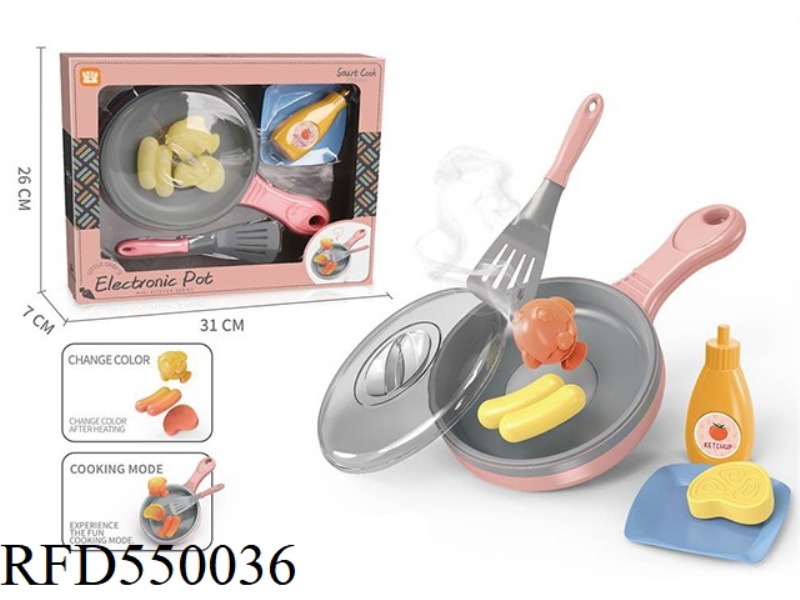 DISCOLORED FRYING PAN SET