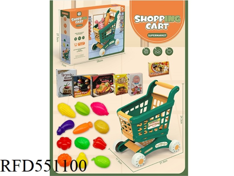SHOPPING CART PLAY HOUSE FRUIT KIT