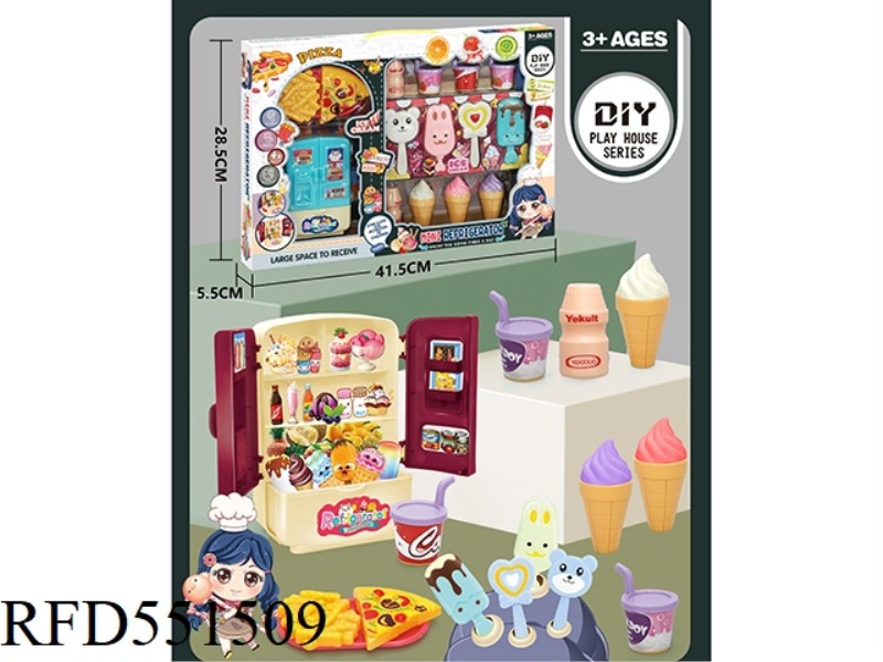 PLAY HOUSE REFRIGERATOR SET