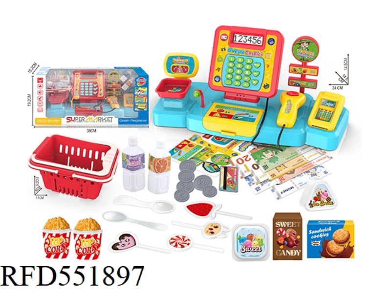 CASH REGISTER LOLLIPOP SET