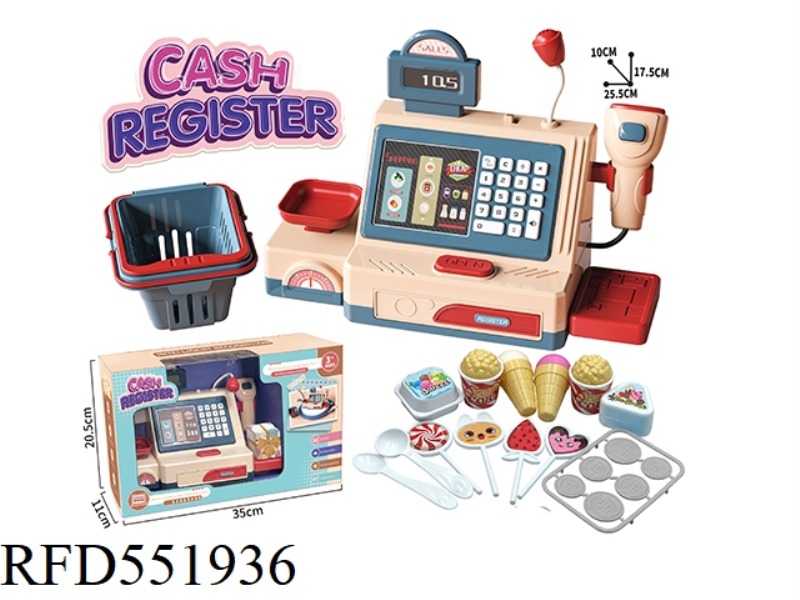 CASH REGISTER LOLLIPOP SET