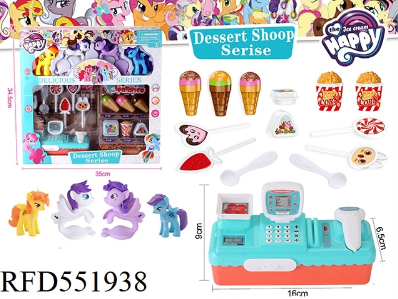 PONY POLLY CHECKOUT COUNTER