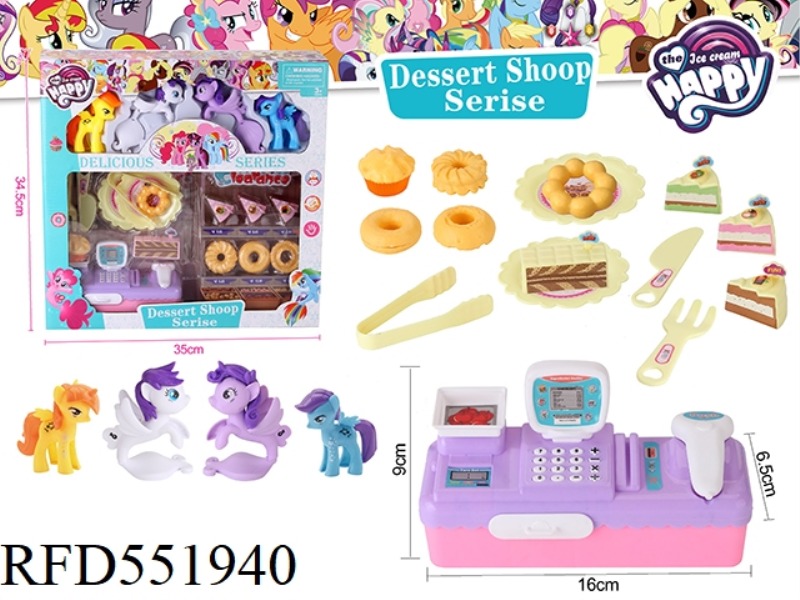 PONY POLLY CHECKOUT COUNTER