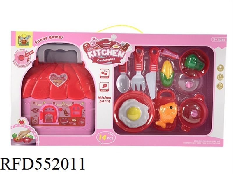 KITCHEN SET WITH LIGHTS AND MUSIC (INCLUDE)