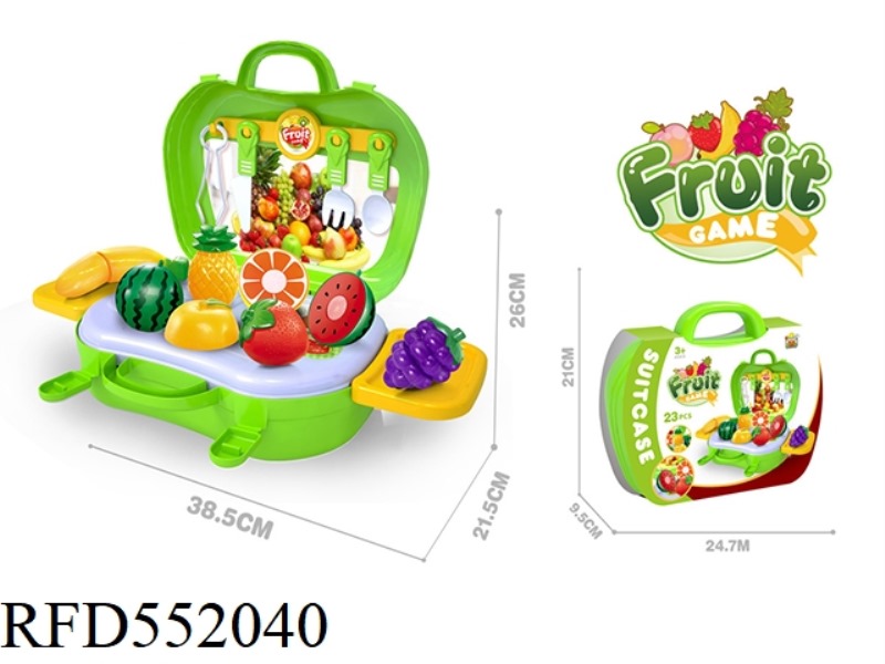 2 IN 1 FRUIT SUITCASE
