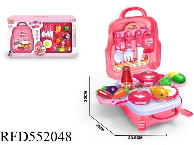 CUTLERY BACKPACK 3 IN 1 SET