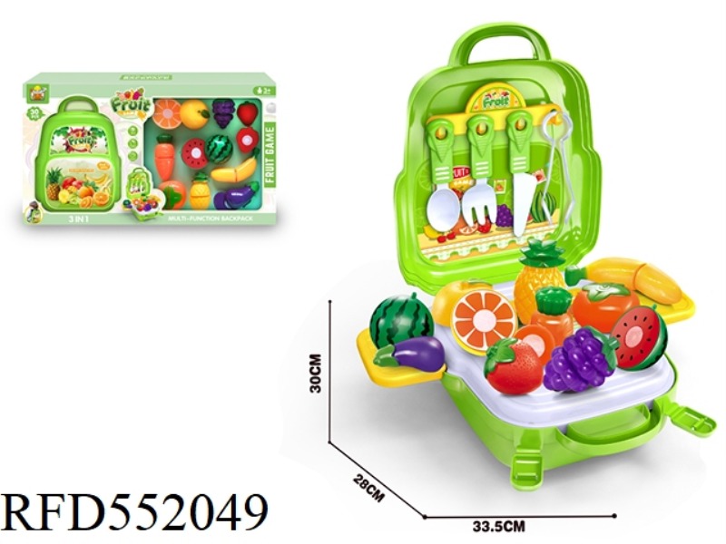 FRUIT BACKPACK 3 IN 1 SET